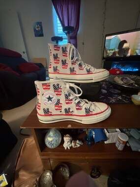 Suede Converse Chuck Taylor All Star 70 'Election Day' High Top Sneakers
